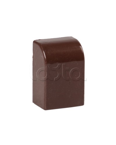 Заглушка (16х16) (4 шт) темное дерево EKF-Plast (ecd-16-16x4) в Ессентуках Аксессуары для кабель-канала Pintop.ru