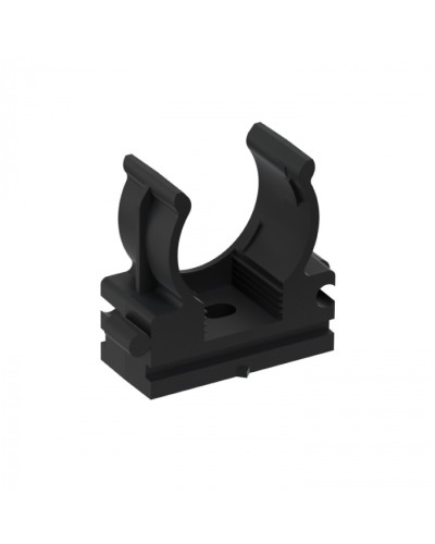 CFQ20 Держатель (клипса) для труб, для монтажного пистолета D20мм, цвет чёрный (50шт) Экопласт (41520BL) в Ессентуках Держатели, клипсы, скобы Pintop.ru