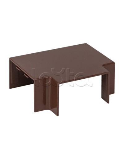 Угол T-образный (40х25) (4 шт) темное дерево EKF-Plast (tchd-40-25x4) в Ессентуках Аксессуары для кабель-канала Pintop.ru