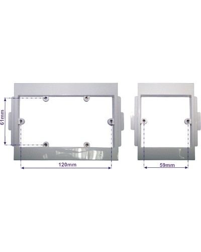 Суппорт пластиковый 45x90, под винт TWT TWT-CT100-F45X90 в Ессентуках Аксессуары для кабель-канала Pintop.ru