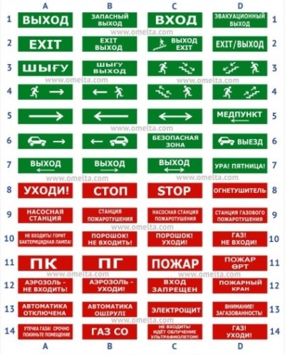 Табло Электротехника и Автоматика ЛЮКС-24 Человек бегущий по лестнице вправо вниз в Ессентуках Оповещатели Pintop.ru