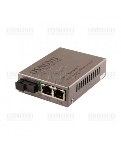 Медиаконвертер Fast Ethernet OSNOVO OMC-100-21S5a в Ессентуках Медиаконвертеры Pintop.ru
