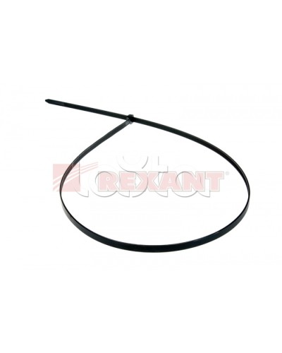 Хомут-стяжка нейлоновый 9х700 мм чёрный (100шт/уп) REXANT 07-0701-9 в Ессентуках Стяжки-хомуты Pintop.ru