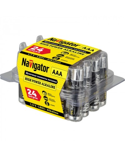 Элемент питания Navigator 94 787 NBT-NE-LR03-BOX24 в Ессентуках Электротехническое оборудование Pintop.ru