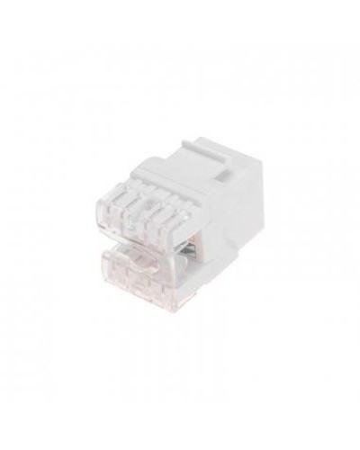 Модуль Keystone Jack RJ-45(8P8C), UTP неэкранированный, CAT 5e, тип 180 градусов, белый REXANT PRO 02-0060 в Ессентуках Модули Keystone Pintop.ru