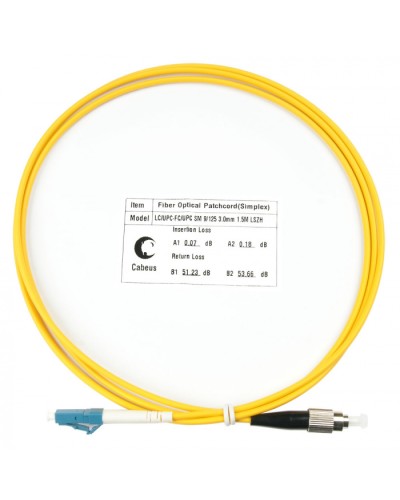 Шнур оптический simplex LC-FC 9/125 sm 1,5м LSZH Cabeus FOP(s)-9-LC-FC-1,5m в Ессентуках Патч-корды оптические Pintop.ru