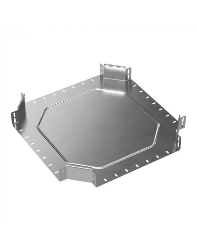 Ответвитель Х-образный Стандарт INOX (AISI 304) 400х80 Промрукав (PR16.3185) в Ессентуках Аксессуары для лотков Pintop.ru