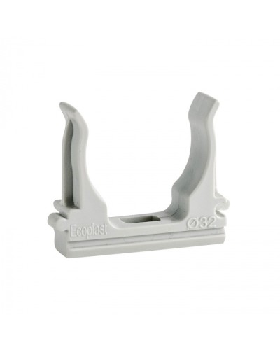 CF32G Держатель (клипса), без галогена, для труб D32мм (10шт) Экопласт (41732-10HF) в Ессентуках Держатели, клипсы, скобы Pintop.ru
