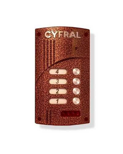 Малоабонентный блок вызова прямой адресации Цифрал M-4.1M в Ессентуках Блоки вызова многоабонентные Pintop.ru