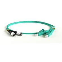 Патч-корд волоконно-оптический Hyperline FC-D2-503-SC/PR-SC/PR-H-50M-LSZH-AQ