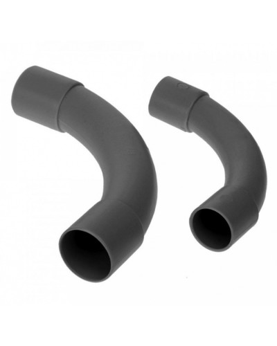 Соединитель угловой черный д25 (5шт/200шт уп/кор) Промрукав (PR13.0171) в Ессентуках Повороты, муфты, тройники Pintop.ru