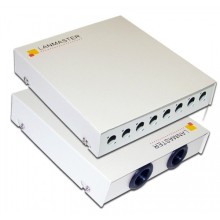 Кросс оптический настенный, металлический, на 8 ST адаптеров LANMASTER LAN-FOBM-WM-8ST
