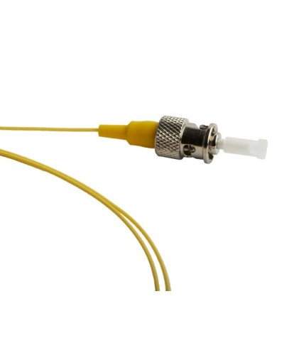 Пигтейл одномодовый оптический SM 9/125 (OS2), ST/UPC, 1 м, LSZH Hyperline FPT-B9-9-ST/UR-1M-LSZH-YL в Ессентуках Пигтейлы Pintop.ru