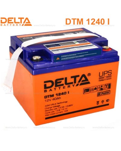 Аккумулятор свинцово-кислотный Delta DTM 1240 I в Ессентуках Электротехническое оборудование Pintop.ru