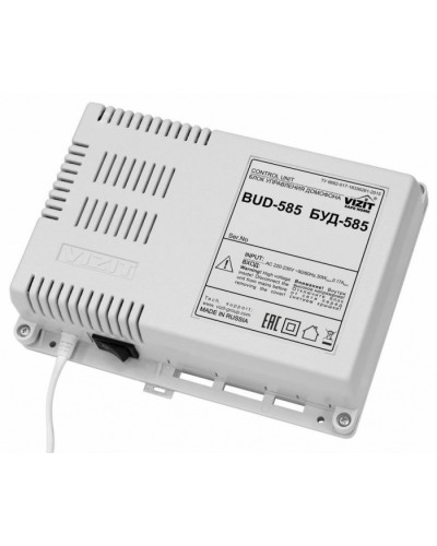 Блок управления и питания периметрового домофона VIZIT БУД-585 в Ессентуках Блоки управления многоабонентные Pintop.ru