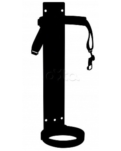 Кронштейн ПОЖТЕХНИКА КТР-ОУ-5 (d140-145) (на 1 ремне) в Ессентуках Аксессуары для огнетушителей Pintop.ru