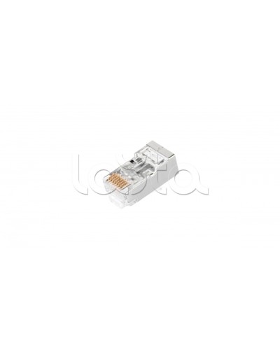 Коннектор NIKOMAX RJ45/8P8C под витую пару, Кат.5е (Класс D), уп-ка 100шт. (NMC-RJ88RZ50SD1-PT-100) в Ессентуках Коннекторы и разъемы Pintop.ru
