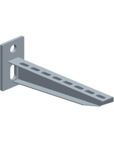 Консоль перфорированная для лотка шириной 200мм LANMASTER LAN-MT-BP200-EZ в Ессентуках Аксессуары для лотков Pintop.ru