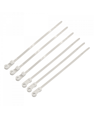 Стяжка пластиковая нейлоновая под винт, 4х150мм, 100шт TWT (TWT-CVS-150) в Ессентуках Стяжки-хомуты Pintop.ru