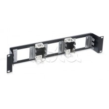 Рама 19", 2U для крепления 9-и плинтов типа Kron Cabeus FM-9-2U