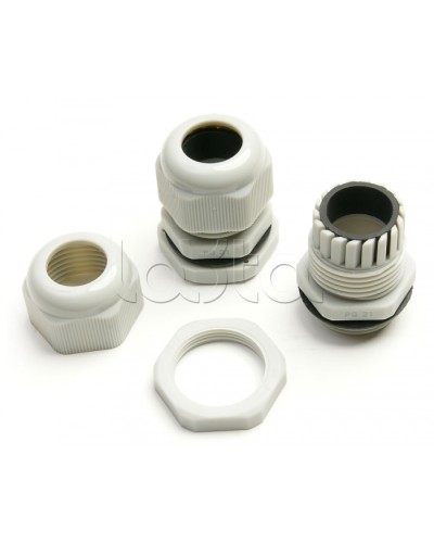 Ввод кабельный (под кабель D13-18 мм) Cabeus PG-21 в Ессентуках Аксессуары для кабель-канала Pintop.ru