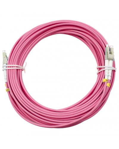 Шнур оптический duplex LC-LC 50/125 mm OM4 15м LSZH Cabeus FOP-50-OM4-LC-LC-15m в Ессентуках Патч-корды оптические Pintop.ru