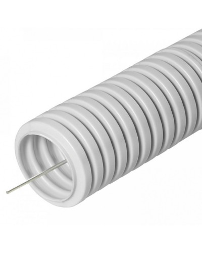 Труба гофрированная ПВХ сверхтяжелая 1100 Н серая с/з д16 (100м/5500м уп/пал) Промрукав (PR.0116321) в Ессентуках Труба гофрированная Pintop.ru