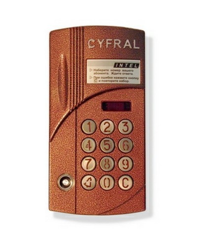 Блок вызова аудиодомофона на 400 абонентов Цифрал ИНТЕЛ в Ессентуках Блоки вызова многоабонентные Pintop.ru