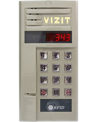 Блок вызова Vizit БВД-343FCPW в Ессентуках Блоки вызова многоабонентные Pintop.ru