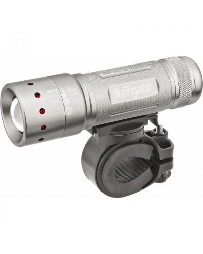 Фонарь Navigator 94 964 NPT-B01-3AAA Вело. 2 крепл. CREE 1LEDх5Вт, фокус, блист. в Ессентуках Источники света(Лампы) Pintop.ru