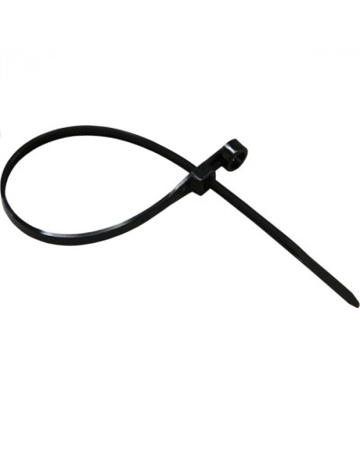 Хомут-стяжка нейлоновый под винт 4.8х200 мм чёрный (100шт/уп) REXANT 07-0205 в Ессентуках Стяжки-хомуты Pintop.ru