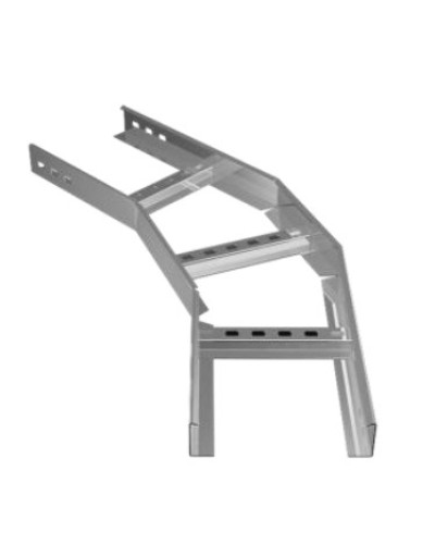 Угол горизонтальный 45° 200х100 (1,2) для лестничного лотка ПожТехКабель (650-319) в Ессентуках Кабельные лотки Pintop.ru