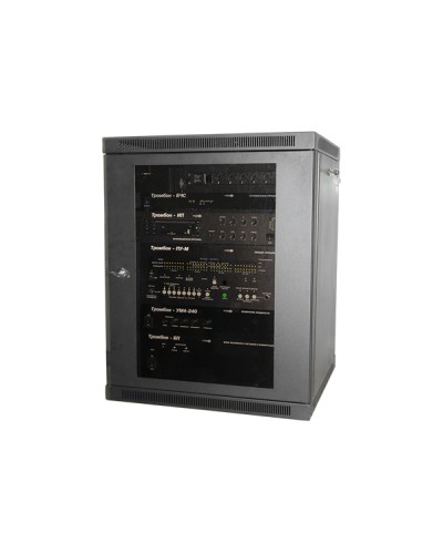 Шкаф телекоммуникационный ТРОМБОН ТШ-156060Ч1 в Ессентуках Система оповещения и трансляции Pintop.ru