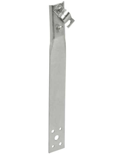 Держатель проводника круглого 6-10мм винтовой прямой h=80мм нержавеющая сталь IEK (ZDP86-20-1-16-80) в Ессентуках Крепеж Pintop.ru