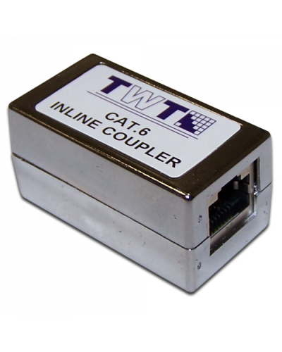 Повторитель портов RJ-45, экранированный, категории 6 TWT (TWT-CP45STP6) в Ессентуках Проходные адаптеры RJ-45 и разветвители Pintop.ru