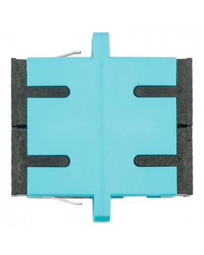 Адаптер оптический проходной SC-SC, OM3, дуплекс (duplex), бирюзовый Datarex DR-541023 в Ессентуках Коммутационные изделия Pintop.ru