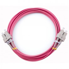 Шнур оптический duplex SC-SC 50/125 mm OM4 5м LSZH Cabeus FOP-50-OM4-SC-SC-5m