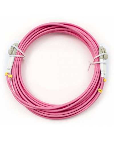 Шнур оптический duplex LC-LC 50/125 mm OM4 5м LSZH Cabeus FOP-50-OM4-LC-LC-5m в Ессентуках Патч-корды оптические Pintop.ru