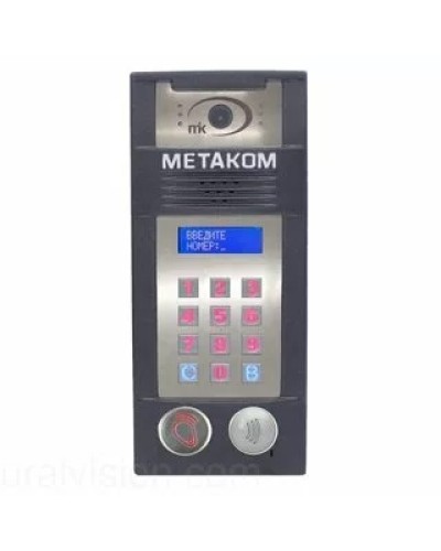 Многоабонентый антивандальный блок вызова со встроенной гибридной видеокамерой Метаком MК2018-MFCGVH в Ессентуках Блоки вызова многоабонентные Pintop.ru