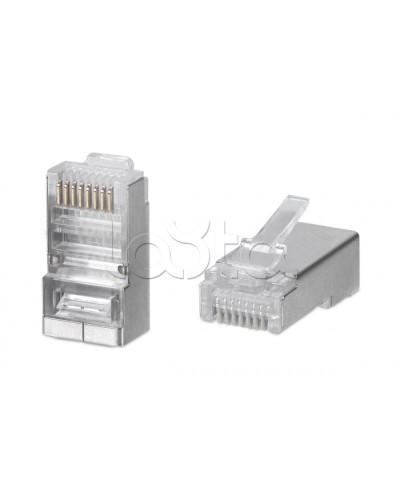 Коннектор RJ-45 Cabeus (8P8C-SH-FC) в Ессентуках Коннекторы и разъемы Pintop.ru
