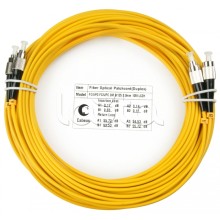 Шнур оптический duplex FC-FC 9/125 sm 25м LSZH Cabeus FOP(d)-9-FC-FC-25m