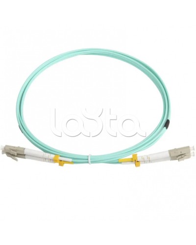 Патч-корд волоконно-оптический MM 50/125(OM3), LC-LC, duplex, LSZH, 2 м Hyperline FC-D2-503-LC/PR-LC/PR-H-2M-LSZH-AQ (FC-503-LC-LC-10G-2M) в Ессентуках Патч-корды оптические Pintop.ru