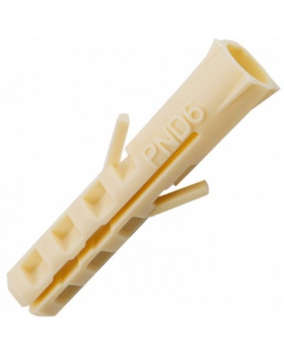 Дюбель нейлоновый PND 6х30 (100шт/уп) Промрукав (PR08.3621) в Ессентуках Крепеж: Дюбели, шурупы, саморезы Pintop.ru