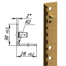 Направляющие L-образные для шкафов 24U (2 шт/уп.) TLK TLK-VNS2-L-24U