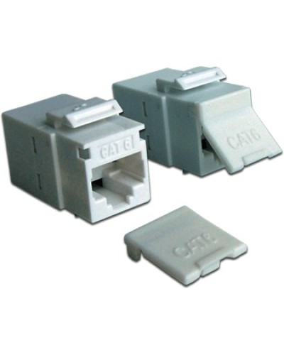 Повторитель портов RJ-45, неэкранированный, кат.6, формата Keystone, белый LANMASTER LAN-KCP45U6-WH в Ессентуках Проходные адаптеры Pintop.ru