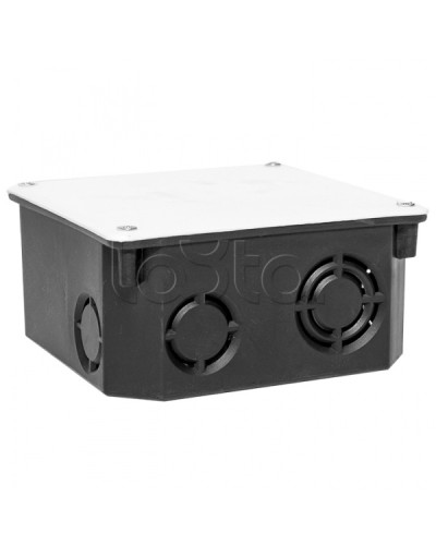 Коробка распред. КМТ-010-006 с крышкой для твердых стен (107х107х50) с саморезами IP20 EKF (plc-kmt-010-006) в Ессентуках Распределительные коробки Pintop.ru