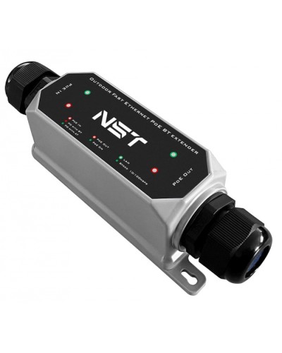 Уличный Ultra PoE удлинитель Fast Ethernet до 250м на 1 порт NST NS-EX-1FP/W в Ессентуках Дополнительное оборудование для сетей Pintop.ru