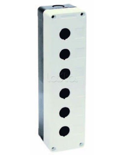 Корпус КП105(6) для кнопок 5(6) мест IEK BKP10-6-K01 в Ессентуках Аксессуары для стоек и шкафов Pintop.ru