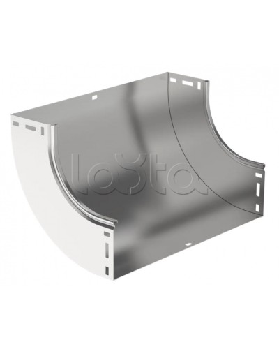 ESCA Поворот плавн. 90град тип В10 80х500мм IEK (CPV51-0-90-080-500) в Ессентуках Аксессуары для лотков Pintop.ru