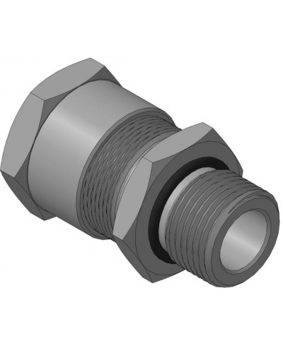 Кабельный ввод с резьбой G1/2 мм для открытой прокладки кабеля с проходным диаметром d=8-12 мм Спектрон КВН-ЕХЕ-12-Н-G1/2 в Ессентуках Аксессуары для кабель-канала Pintop.ru